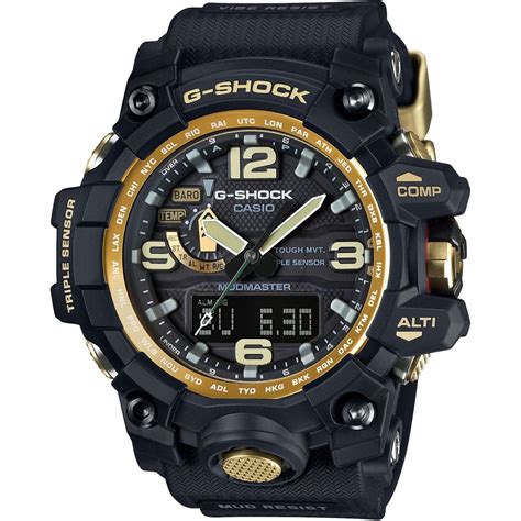 Casio G Shock Mens Premium Black X Gold Mudmaster Watch