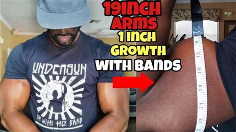 19 Inch Arms With Bands The Biggest My Arms Have Ever Been Youtube
