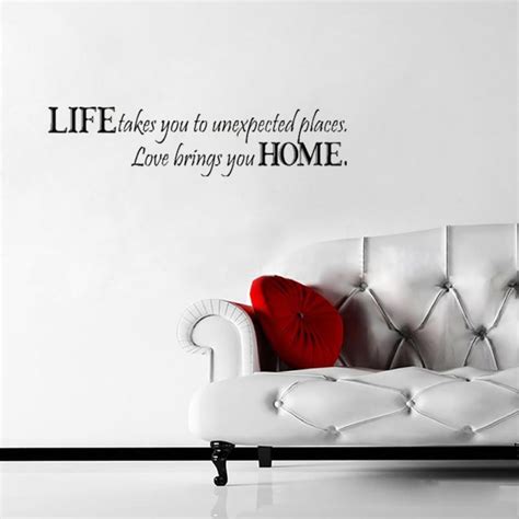 You\'ll discover inspiring words by einstein, keller, thoreau, gandhi life is short, and it is up to you to make it sweet. Vinyl Wall Quote LIFE Takes You To Unexpected Places DIY Wall Art Decal Stickers Nursery Bedroom ...