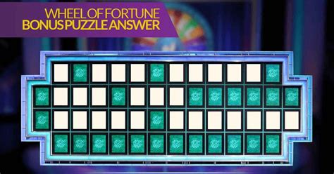 Wheel Of Fortune Game Answers Things Ihsanpedia