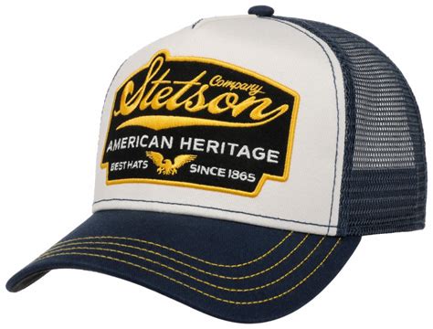 Caps Stetson Trucker Cap American Heritage Vintage Blue
