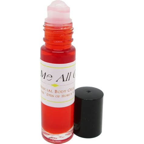 Lick Me All Over Scented Body Oil Fragrance Roll On Red 13 Oz