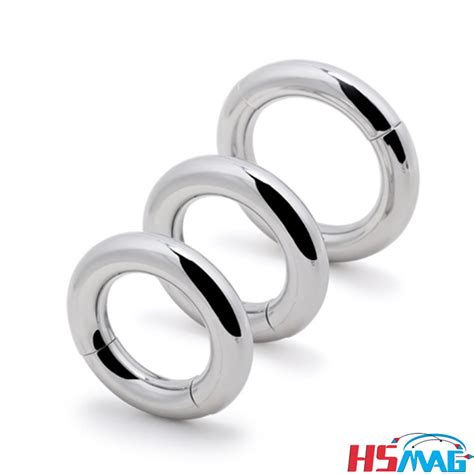 Mm G Ball Stretcher Magnet Scrotum Metal Chastity Ring Enhancer Magnets By HSMAG