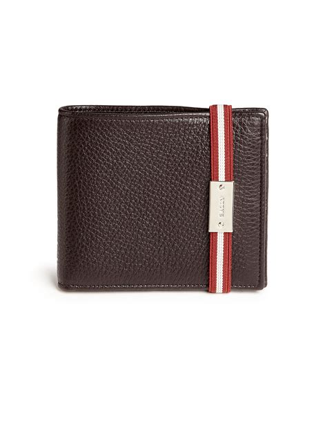 Bally Cuche Leather Billfold Wallet In Chocolate Brown For Men Lyst