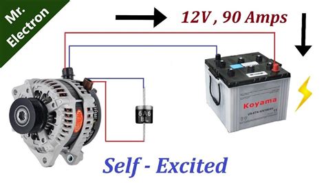 Import quality automotive diode supplied by experienced manufacturers at global sources. 12v 90 Amps Car Alternator to Self Excited Generator using ...