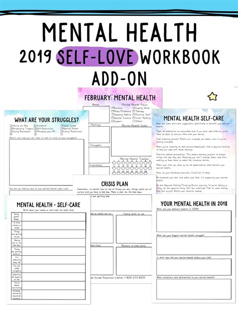 Pdf Printable Mental Health Worksheets