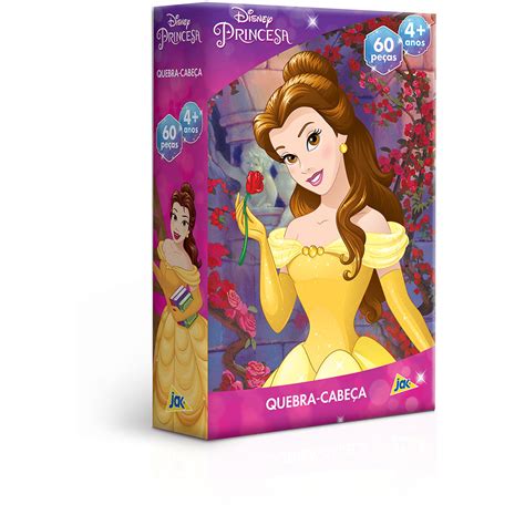 Quebra Cabeça 60 Peças Disney Princesa Bela Toyster