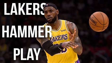 Lakers Hammer Play Beats The Mavs Nba Film Room Youtube