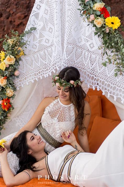Pin On Lesbian Wedding Santorini Greece