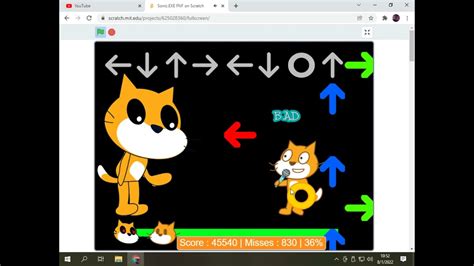 Sonic Exe Mod Fnf En Scratch No Botplay 2 Youtube