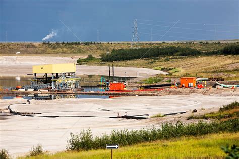 Overflightstock Tailings Pond At The Syncrude Mine North Of Fort
