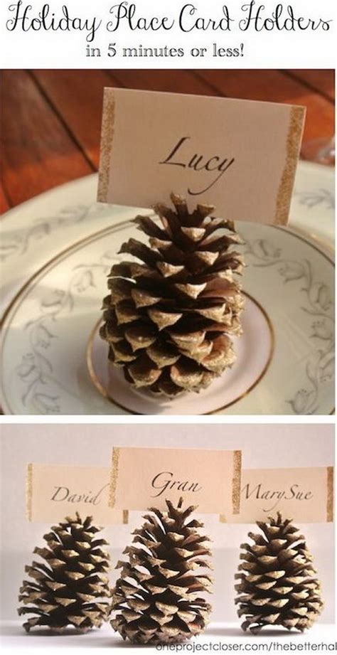 Check the pine cones about every 30 minutes and once they've opened, remove them from the oven. 30+ Festive DIY Pine Cone Decorating Ideas - Hative