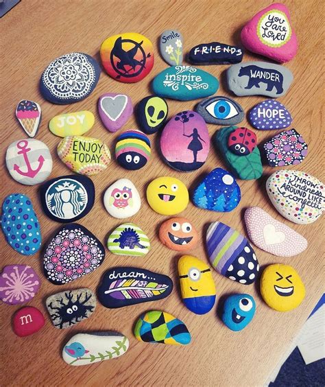 Lovely Cute Rock Painting Ideas For Decorate Your Home 08 With Images