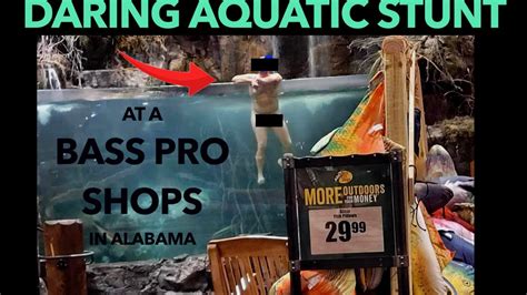 George Of The Jungle ARRESTED At Alabama Bass Pro Shop Naked Fish Tank Swim Gone Wild Bass