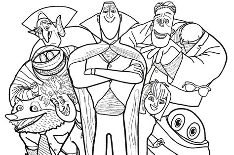 Hotel Transylvania Dracula Coloring Pages Hotel Transylvania Para