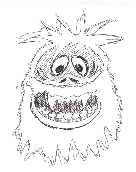 Discover the best abominable coloring pages! Abominable Snowman Drawing at GetDrawings | Free download