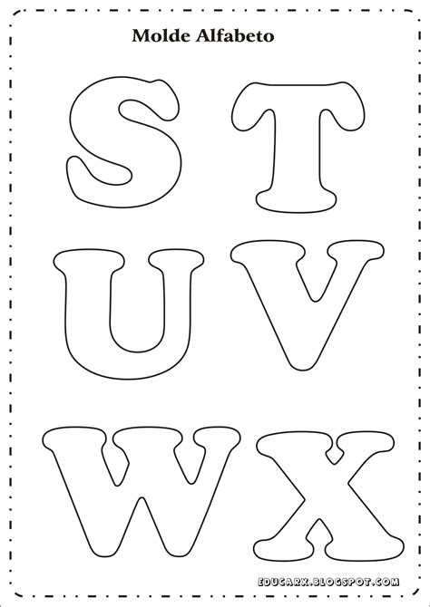 Alphabet Letter Templates Letter Stencils Printable Letters Felt