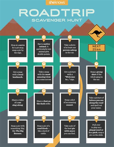 How To Turn Your Road Trip Into The Ultimate Scavenger Hunt