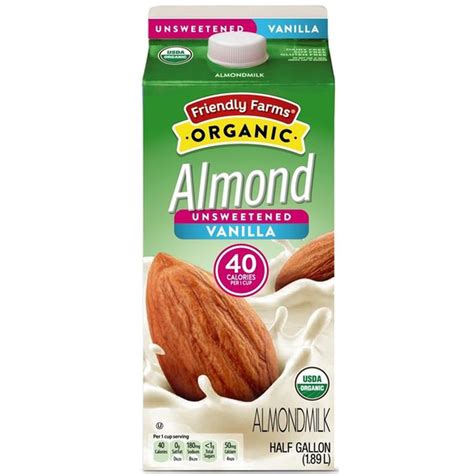 Simply Nature Organic Vanilla Unsweetened Almondmilk 64 Fl Oz Instacart