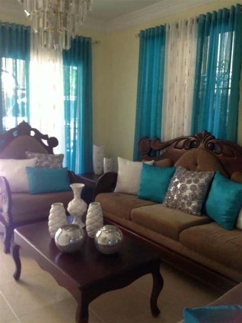 Brown And Turquoise Living Room Decorating Ideas House Designs Ideas