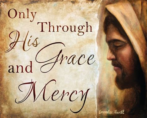 Jesus Only Through His Grace And Mercy Etsy