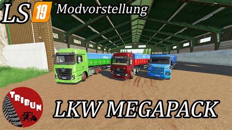 Ls19 Modvorstellung Lkw Megapack Farming Simulator 19 Youtube