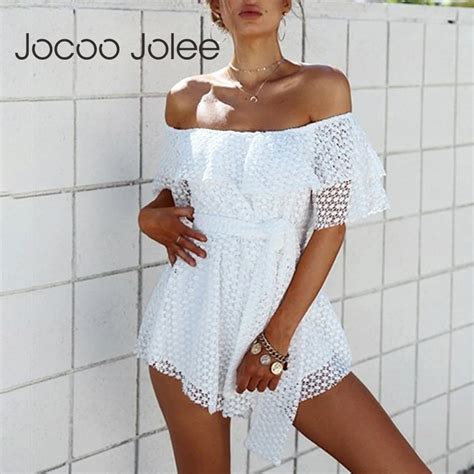 Buy Jocoo Jolee Vintage Hollow Out Rompers Lace