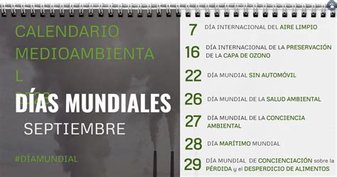 Calendario Ecológico Fechas Señaladas Para Un 2023 Más Respetuoso Con