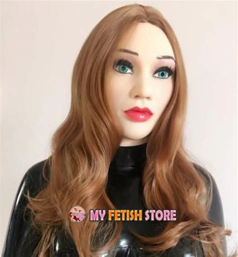 Selina Quality Handmade Soft Silicone Realist Full Head Femalegirl Crossdress Sexy Doll Face