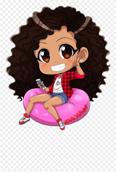 20 Latest Black Cartoon Girl With Curly Hair Mesintaip Buruk