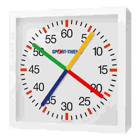With Crossed Second Hands Training Clock Buy At Sport Uk