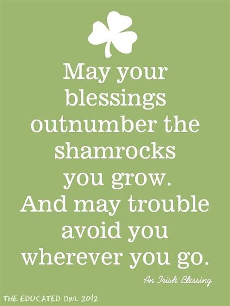 May Your Blessings Outnumber The Shamrocks Pictures Photos And Images
