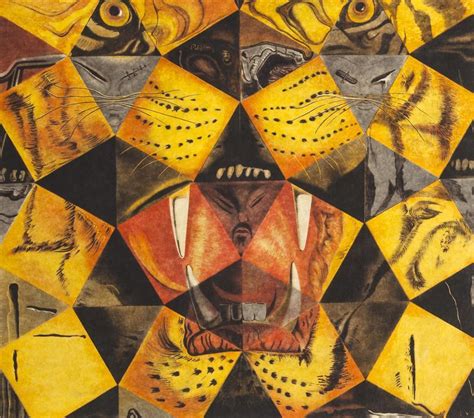Salvador Dali Tigres Lithographie Sur Papier Japon Signée Art