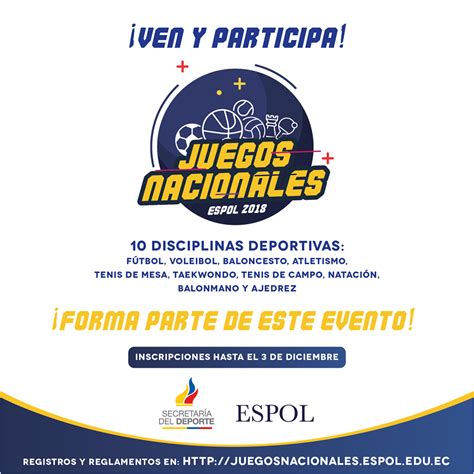 See more of juegos universitarios nacionales ascun boyacá xxvi on facebook. Juegos nacionales ESPOL 2018