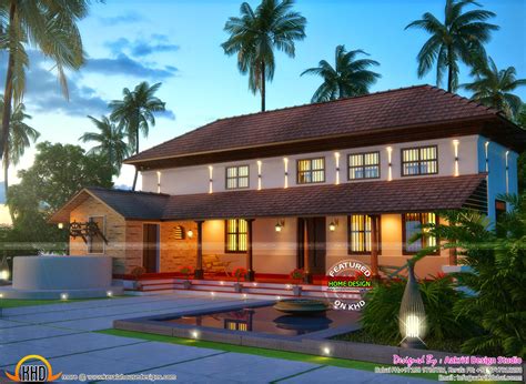 Pure Kerala Traditional Farmhouse Kerala Home Design And