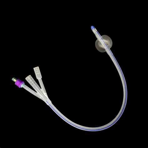 3 Way Medical Silicone Urethral Sounds Catheter Silicone Foley Catheter