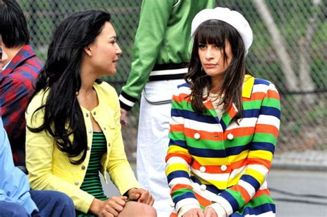 lea michele et naya rivera glee