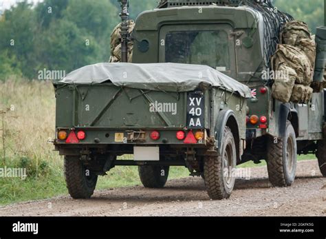 British Army Land Rover Wolf 4×4 Military Medium Utility Vehicle With 2