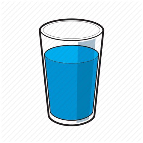 Glass Of Water Cup Of Water Icon Clipart Large Size Png Image Pikpng