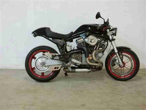In spite of the fact that the engine has been modified for greatly increased horsepower, it starts easily and runs beautifully, even in traffic. Buell Cafe Racer XB 12 Umbau Harley Davidson - Topseller ...