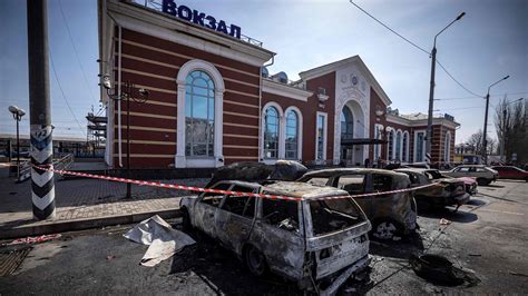 Afp в Краматорске в результате удара по вокзалу погибли 50 человек Cgtn на русском