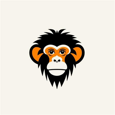 Monkey Head Logo Vector Gorilla Brand Symbol 24119018 Vector Art At