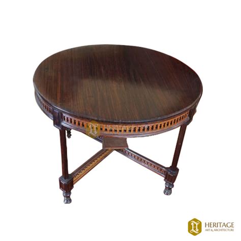 Buy Antique Style Rosewood Round Table Furniture Online From Heritage