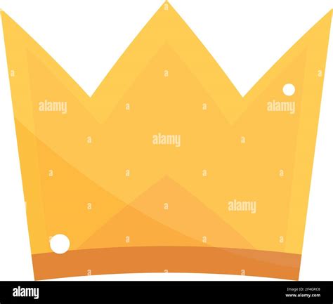 Golden Crown Royalty Icon Isolated Stock Vector Image And Art Alamy