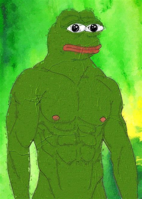 Pepe The Frog Poster Picture Metal Print Paint By Meme Daily