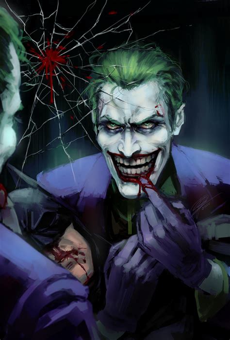 Laugh And The World Laughs With You Joker Dc Joker Art Joker