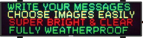 Buy Scrolling Led Signs And Programmable Electronic Message Sign Board