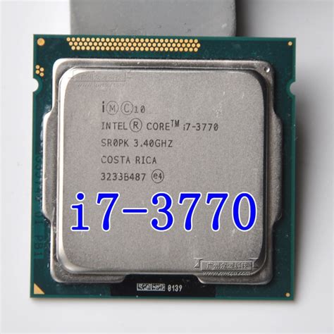 Intel Core I7 3770 34ghz 8m 50gts Lga 1155 Sr0pk Cpu Desktop