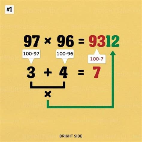 Cool And Simple Math Tricks 9 Pics