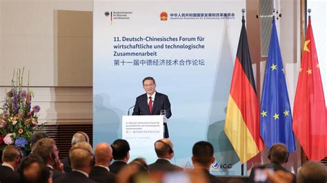 Li Calls For China Germany To Boost Economic Technical Cooperation Cgtn